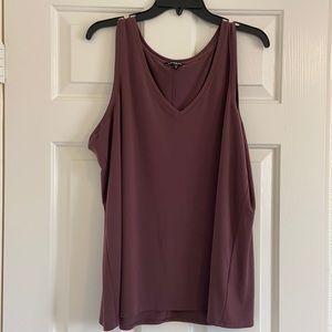 Purple express VNeck tank